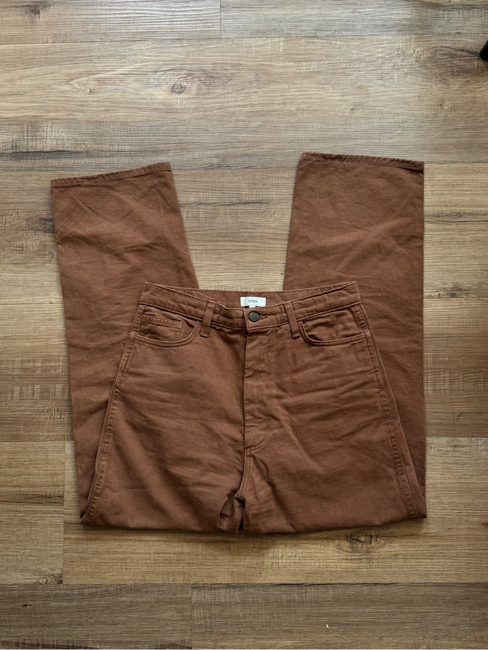 Ozma Brown Cotton Pants